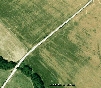 Cífer - Pác (Slovensko). Satelitní snímek tábora (zdroj Google Earth)